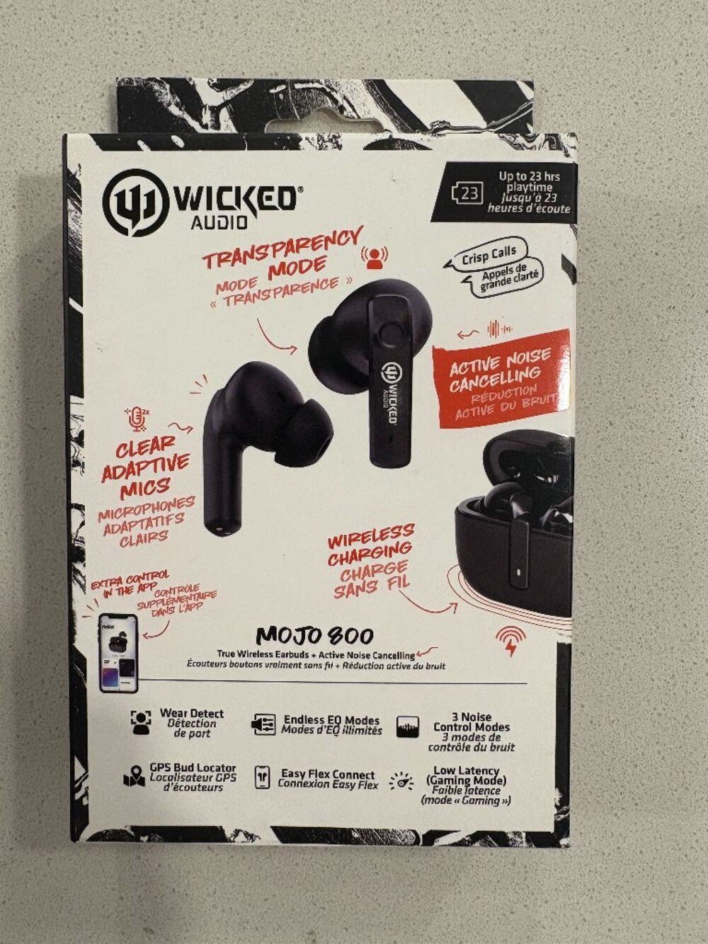 WICKED AUDIO MOJO 800 EARBUDS / HEADPHONES NEW